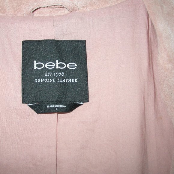 Pink Suede Leather Vest - Picture 4 of 10